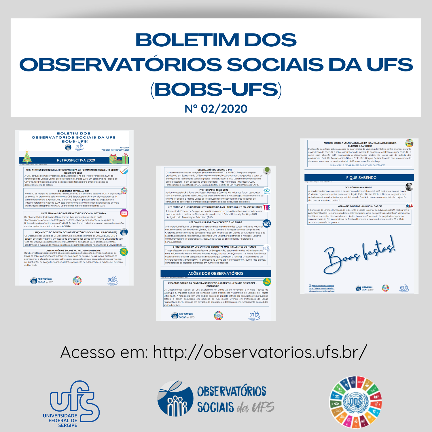 BObS-UFS (Nº/2020) - Edição de Retrospectiva
